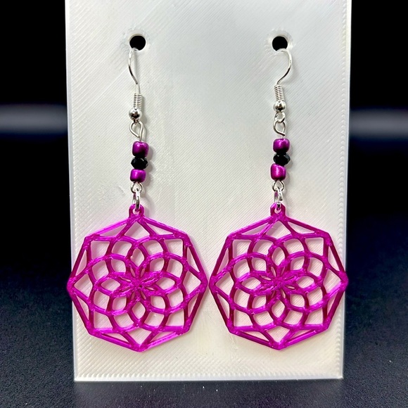 Geometric Earrings - Picture 5 of 6